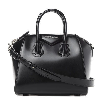 Givenchy Shiny Lord Calfskin Mini Antigona Black 1 of 11