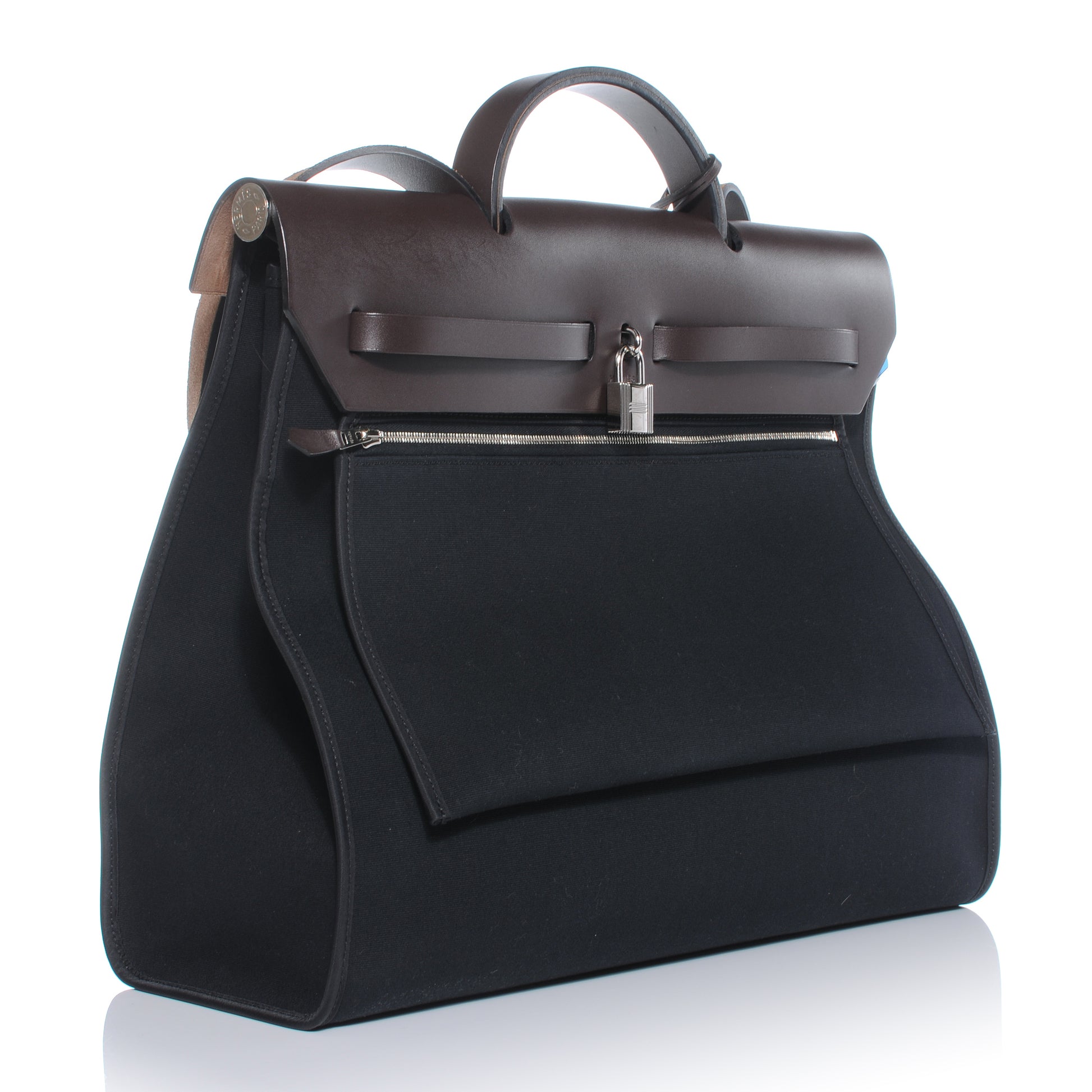 Hermes Toile Herbag Zip MM Black 3 of 11