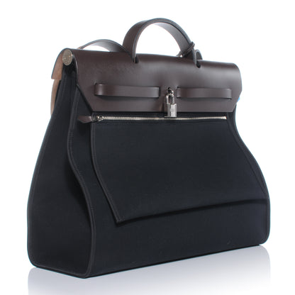 Hermes Toile Herbag Zip MM Black 3 of 11