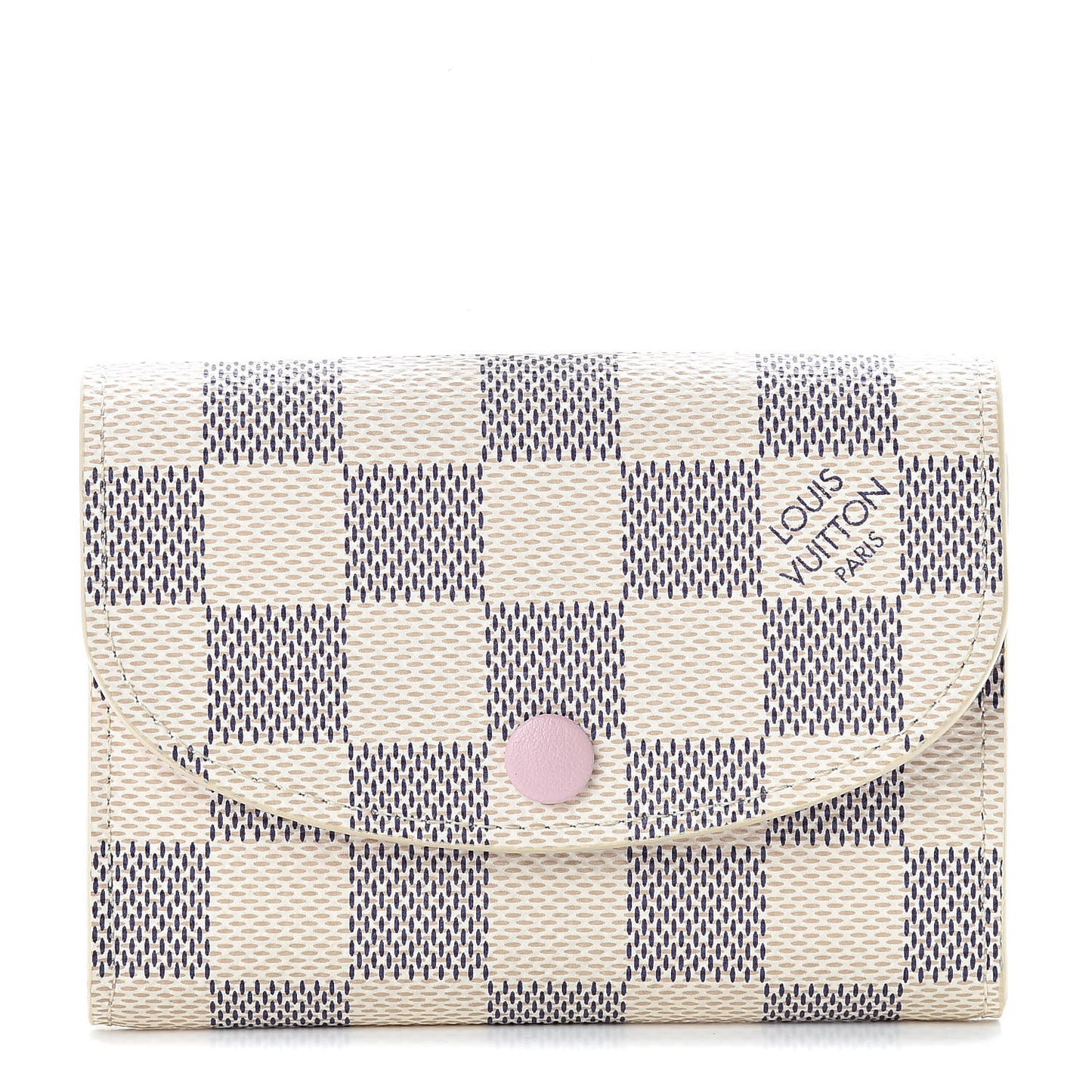 Damier Azur Rosalie Coin Purse Rose Ballerine