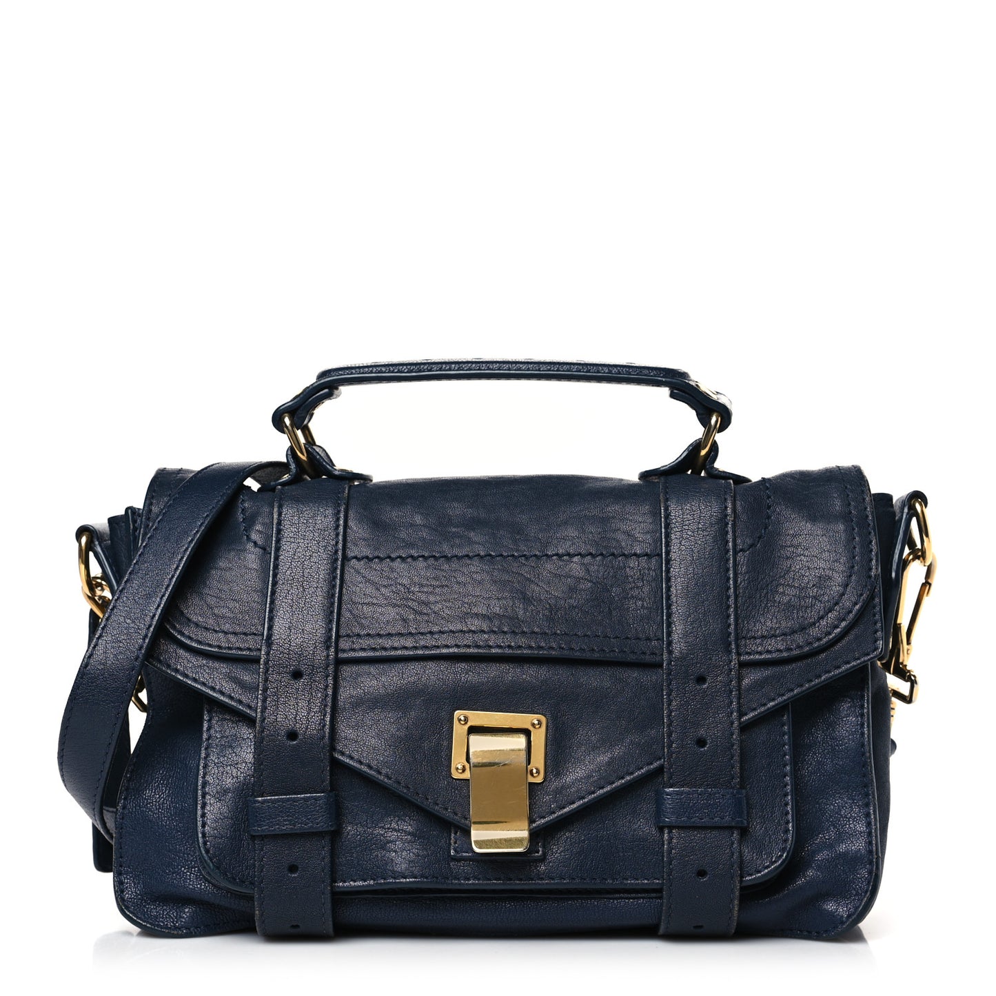 Lambskin Tiny PS1 Satchel Midnight