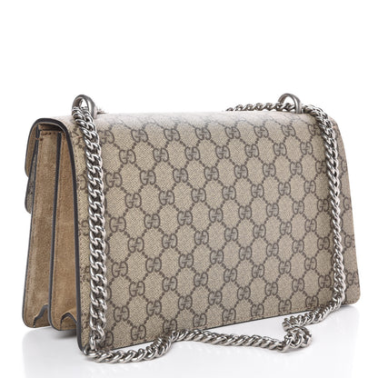 Gucci GG Supreme Monogram Small Dionysus Shoulder Bag Taupe 3 of 7