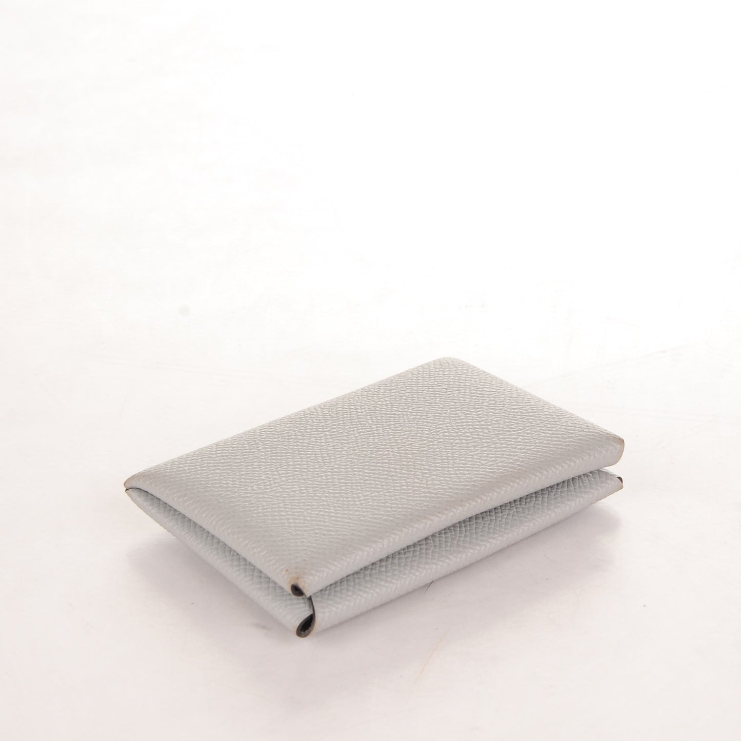 Epsom Calvi Card Case Gris Mouette