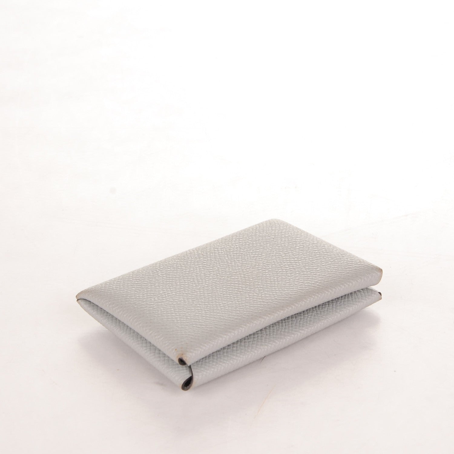 Hermes Epsom Calvi Card Case Gris Mouette 4 of 11