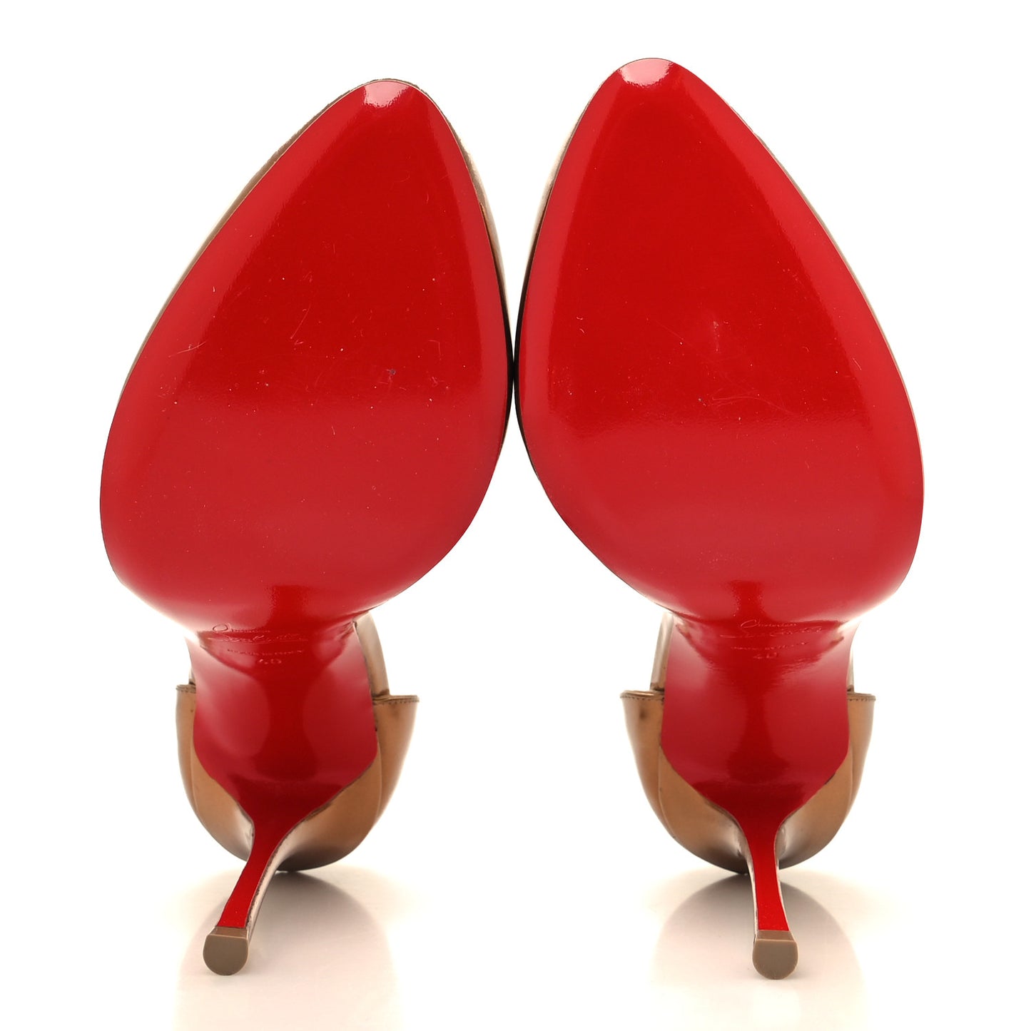 Metallic Patent Dollyla 100 Pumps 40 Cappuccino