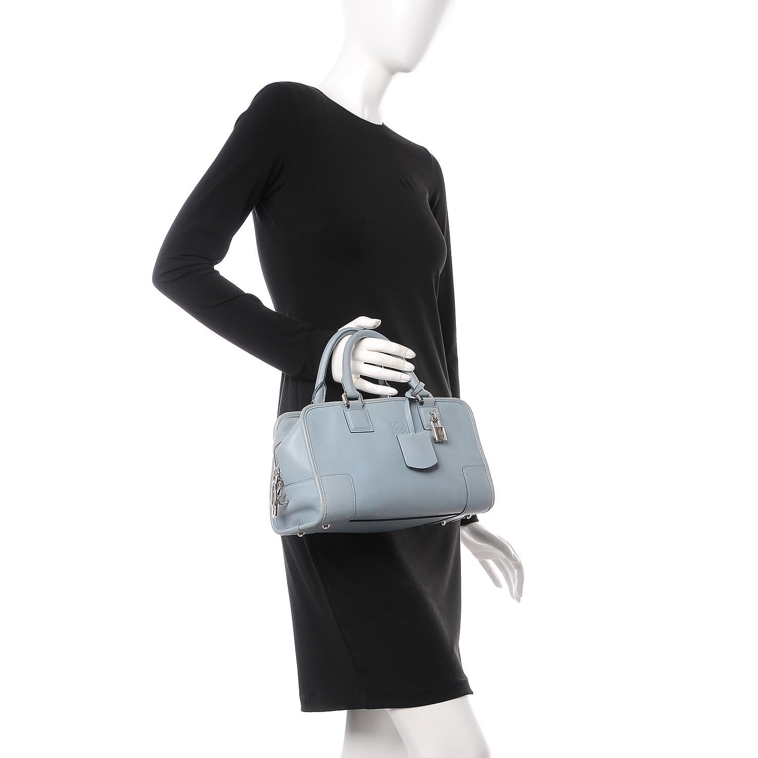 Loewe Calfskin Amazona 28 Light Blue 2 of 19