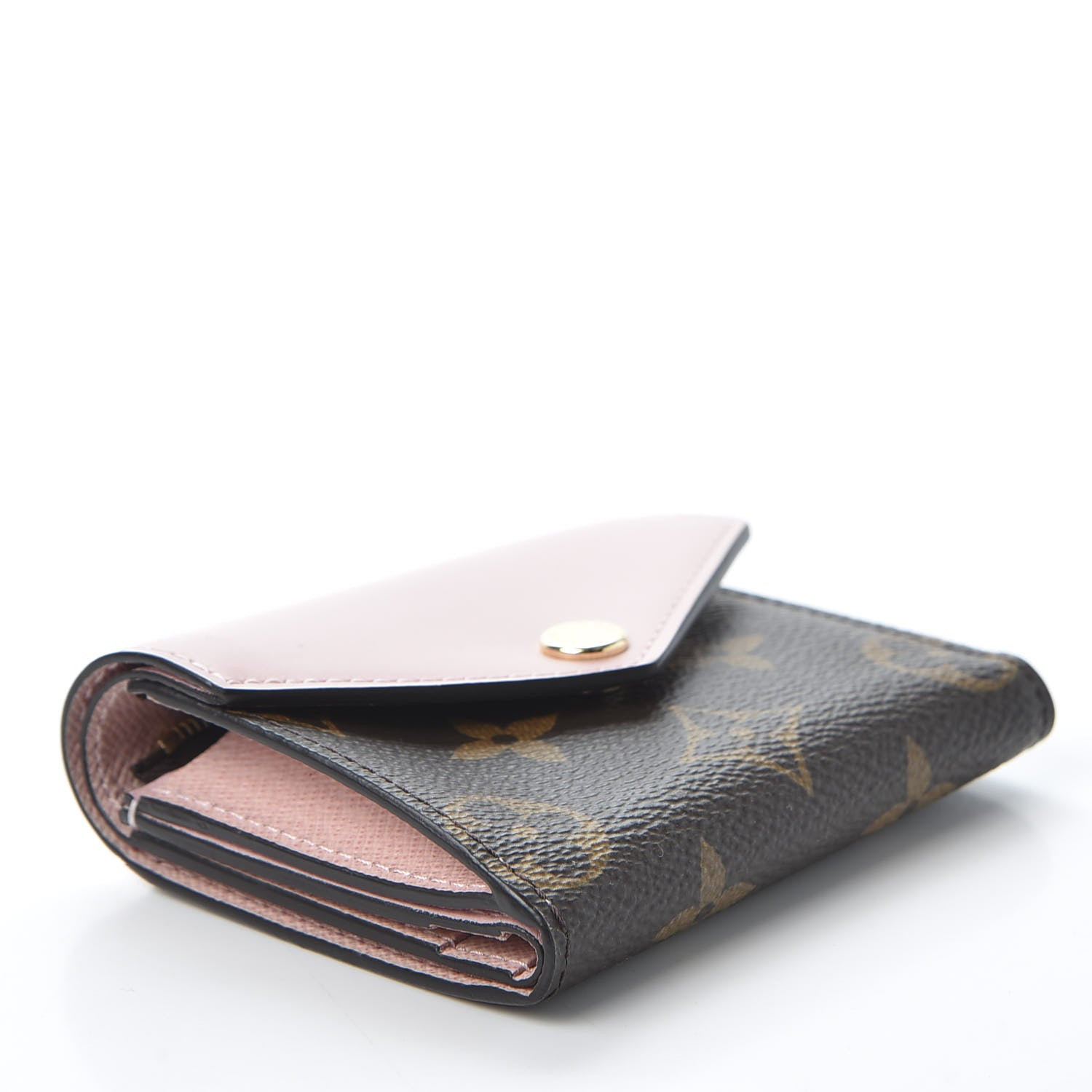 Louis Vuitton Monogram Zoe Wallet Rose Ballerine 3 of 9