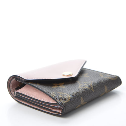 Louis Vuitton Monogram Zoe Wallet Rose Ballerine 3 of 9