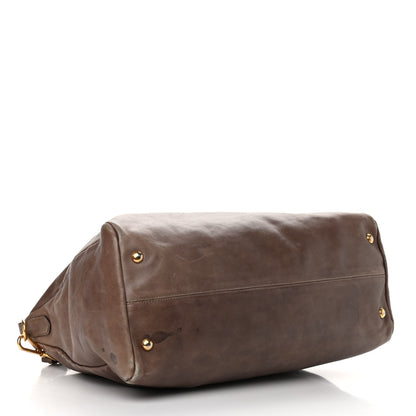 Prada Soft Calf Chain Bag Bambu 4 of 16