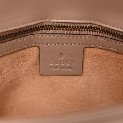 Gucci Calfskin Matelasse Small GG Marmont Shoulder Bag Porcelain Rose 6 of 10