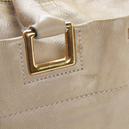 Prada Glace Calfskin Extra Wide Tote Stone 19 of 20