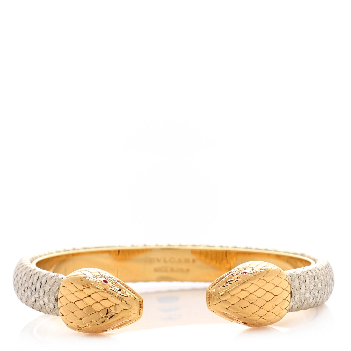 Metallic Karung Serpenti Forever Bracelet