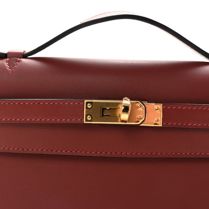 Hermes Swift Kelly Pochette Clutch Rouge H 6 of 9