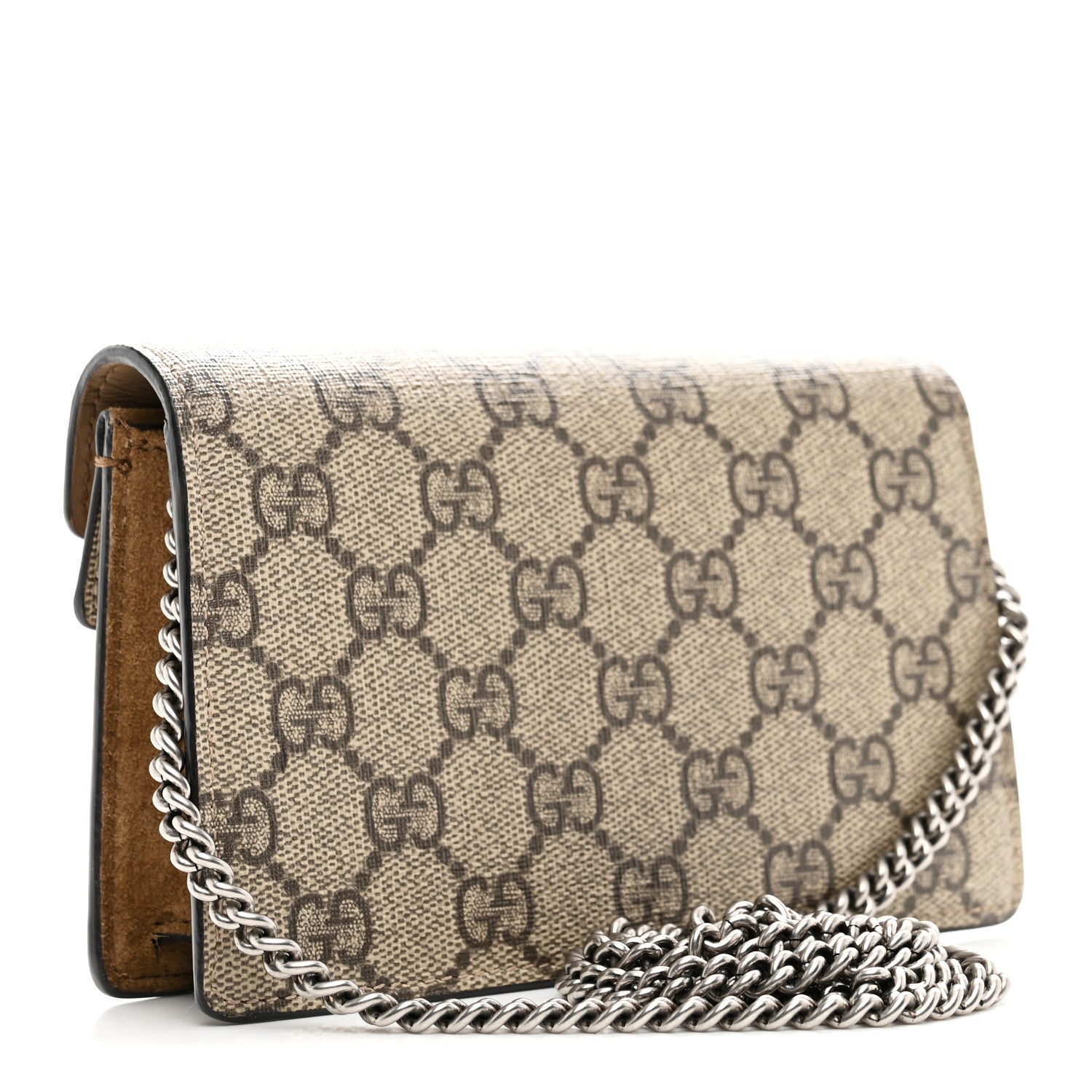 Gucci GG Supreme Monogram Super Mini Dionysus Shoulder Bag Taupe 3 of 9