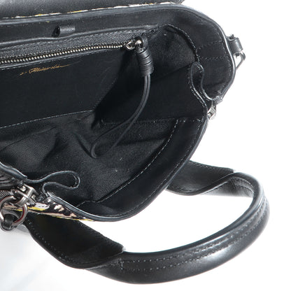 3.1 Phillip Lim 3.1 Calf Hair Leather Tiger Print Mini Pashli Satchel Lime Black 6 of 10