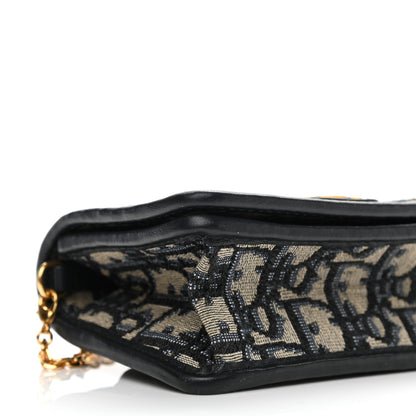 Christian Dior Oblique Nano 30 Montaigne Pouch Blue 8 of 10