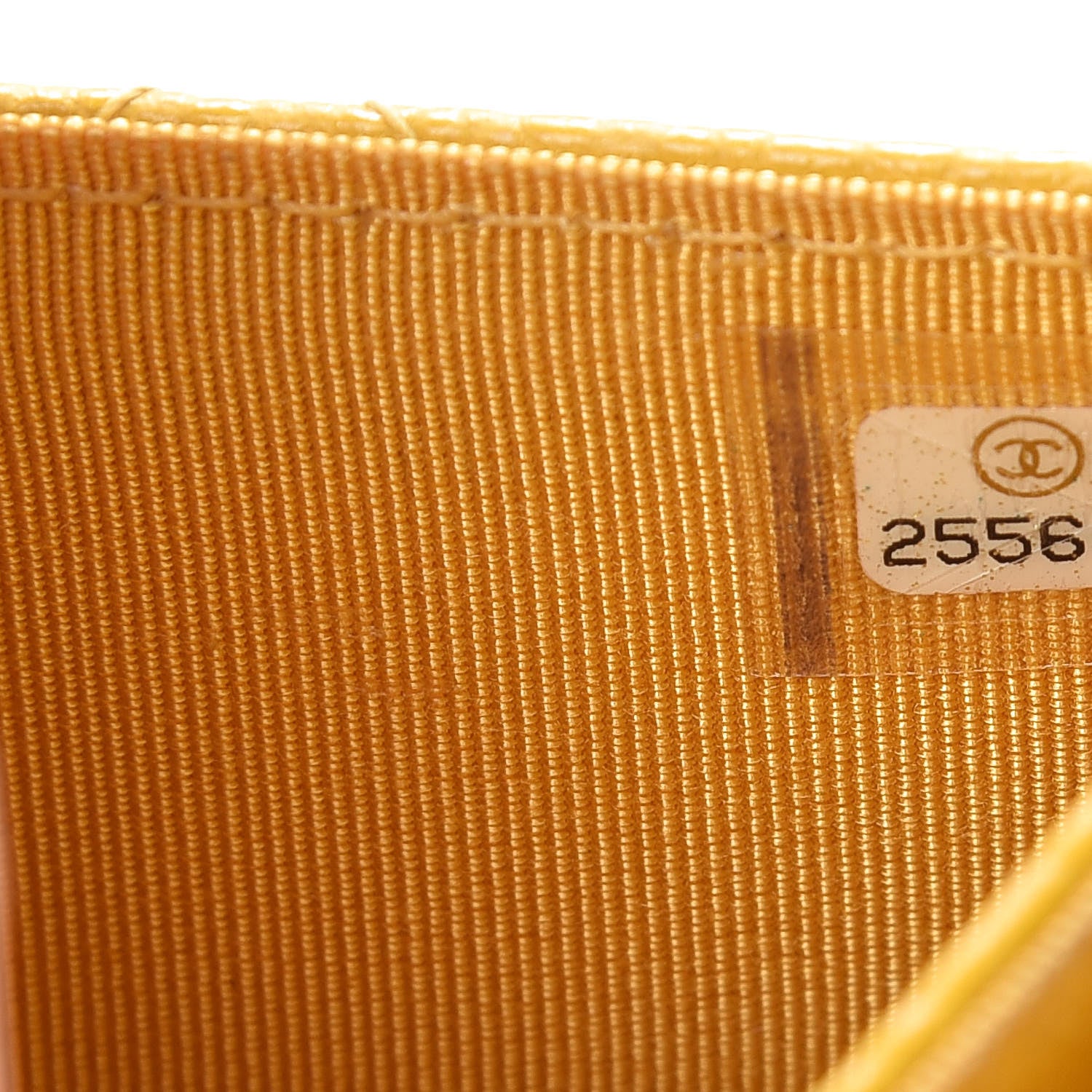 Chanel Caviar Quilted Flap Card Holder Yellow 8 of 10