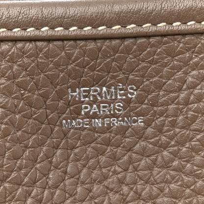 Hermes Taurillon Clemence Evelyne III GM Etoupe 6 of 18