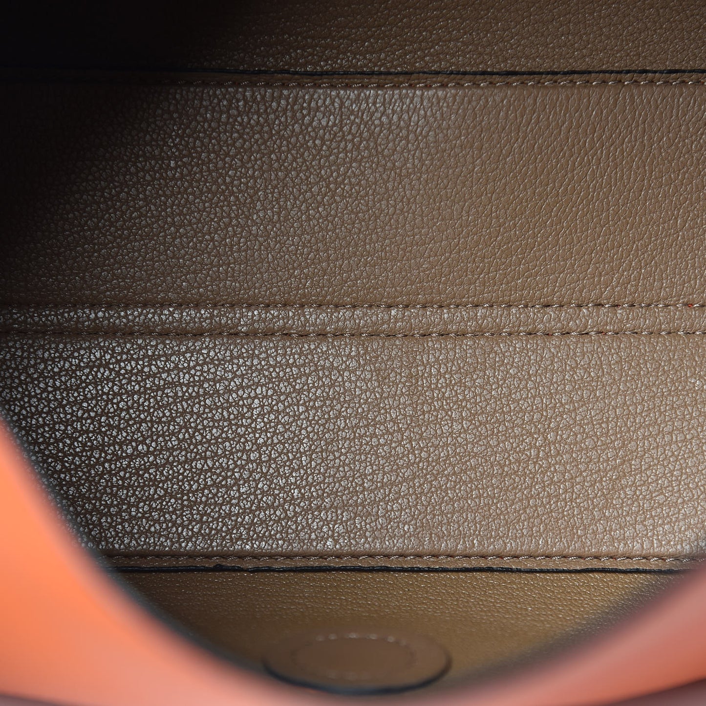 Goatskin Avenue Shoulder Bag Orange