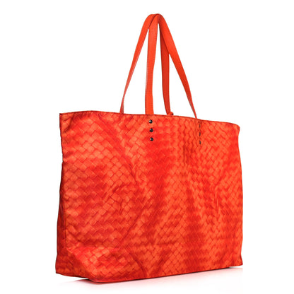 Bottega Veneta Nylon Large Intrecciolusion Tote Canyon 3 of 11
