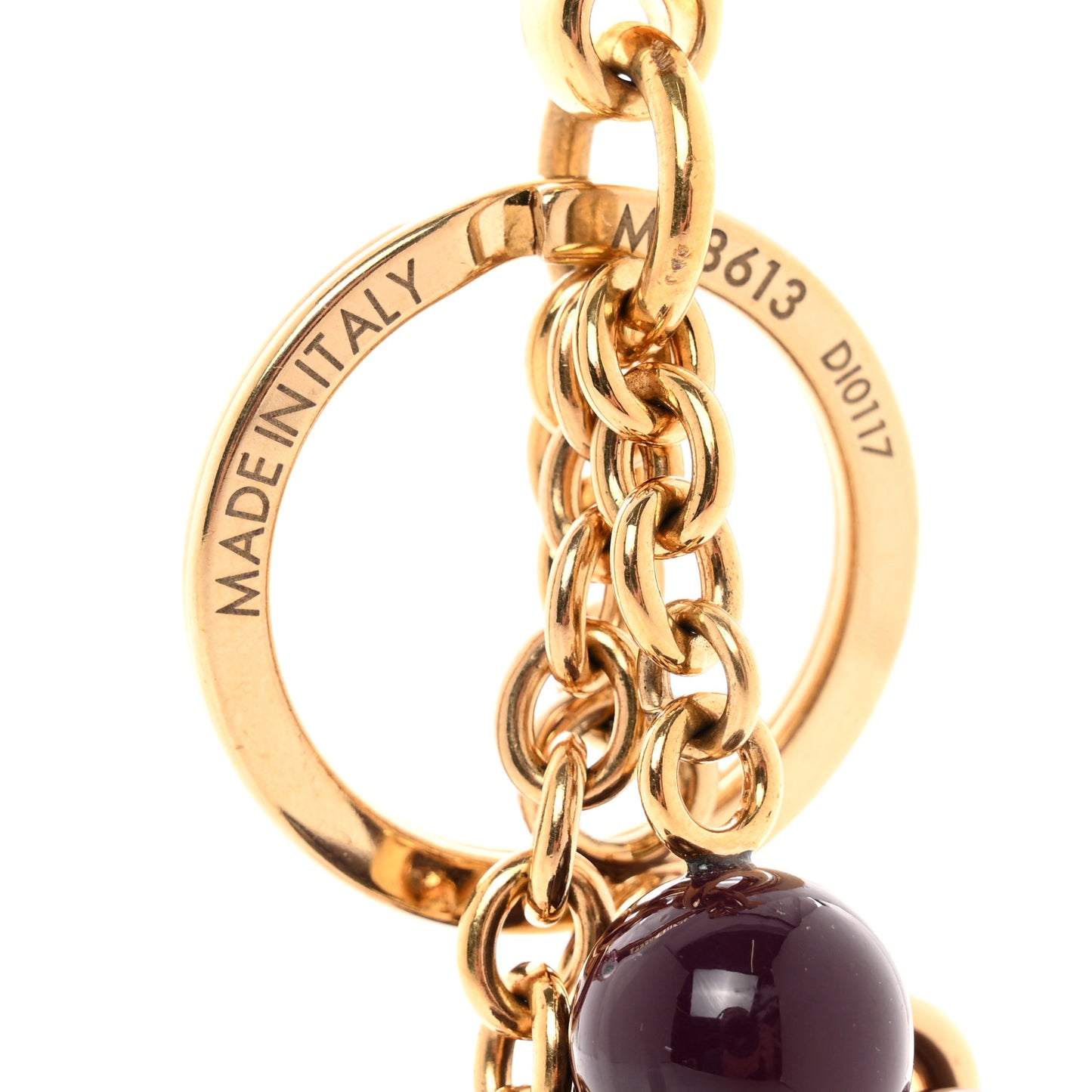 Resin Louis Bag Charm Key Holder