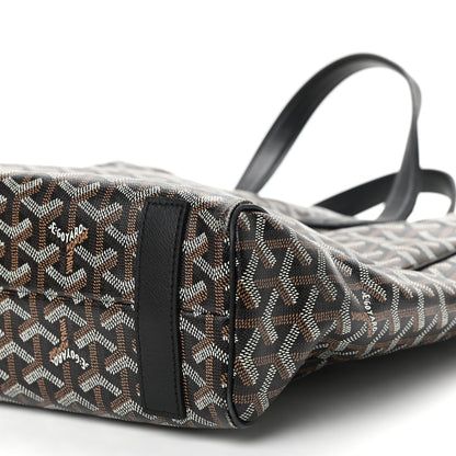 Goyard Goyardine Voltaire III Tote Black 9 of 12
