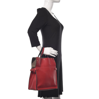 Fendi Vitello Grace FF 1974 Small Flip Tote Fragola Sepia 4 of 10