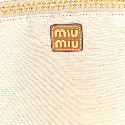 Miu Miu Nappa Large Ivy Tote Bag Cognac 6 of 11