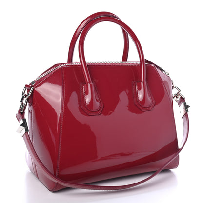 Givenchy Patent Calfskin Small Antigona Red 2 of 4