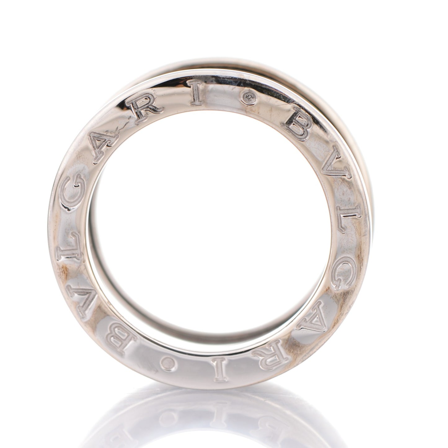 18K White Gold B.Zero1 3 Band Ring 50 5.25