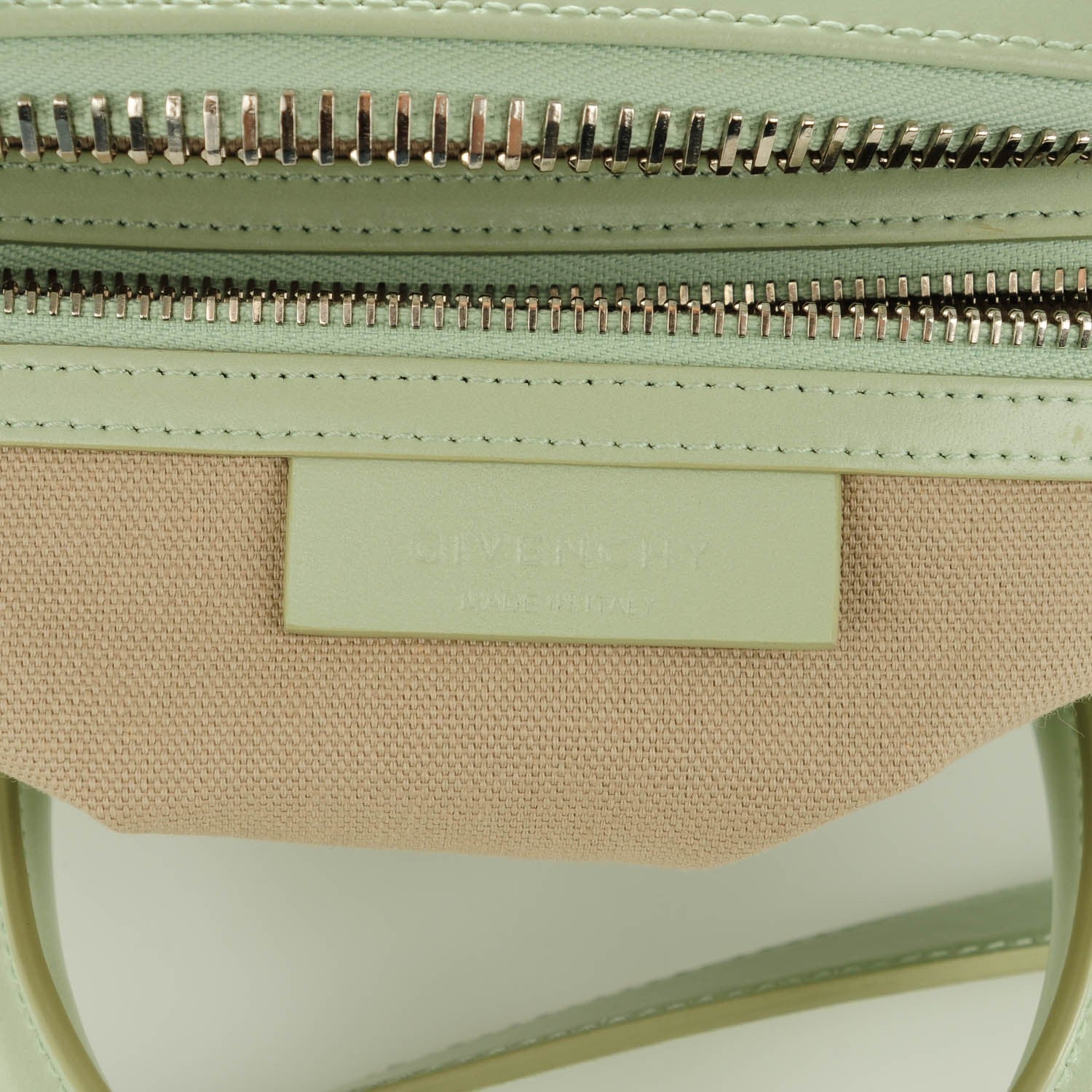 Givenchy Shiny Lord Calfskin Small Antigona Aqua Green 6 of 7