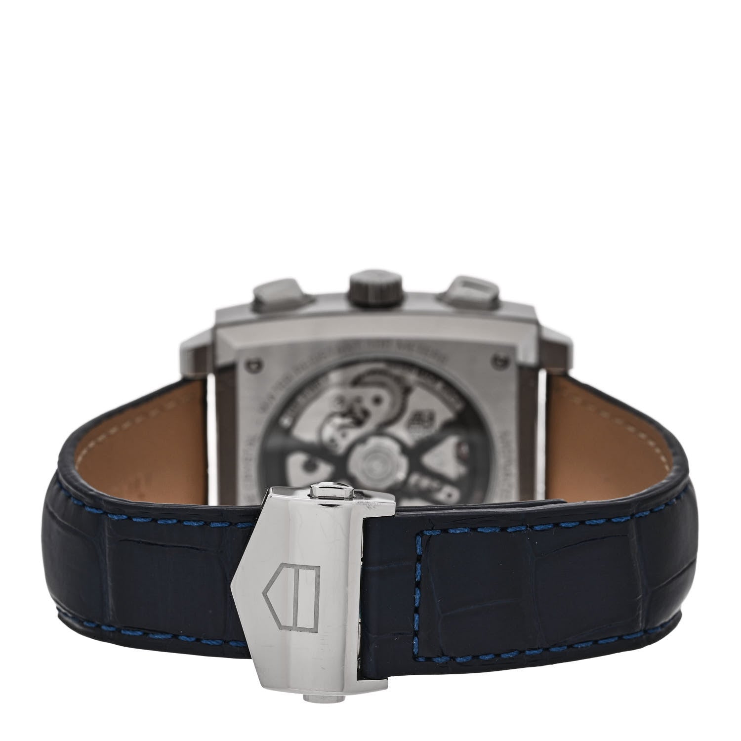 Tag Heuer Stainless Steel Alligator 40mm Monaco Automatic Watch Blue CBL2111.0 3 of 5