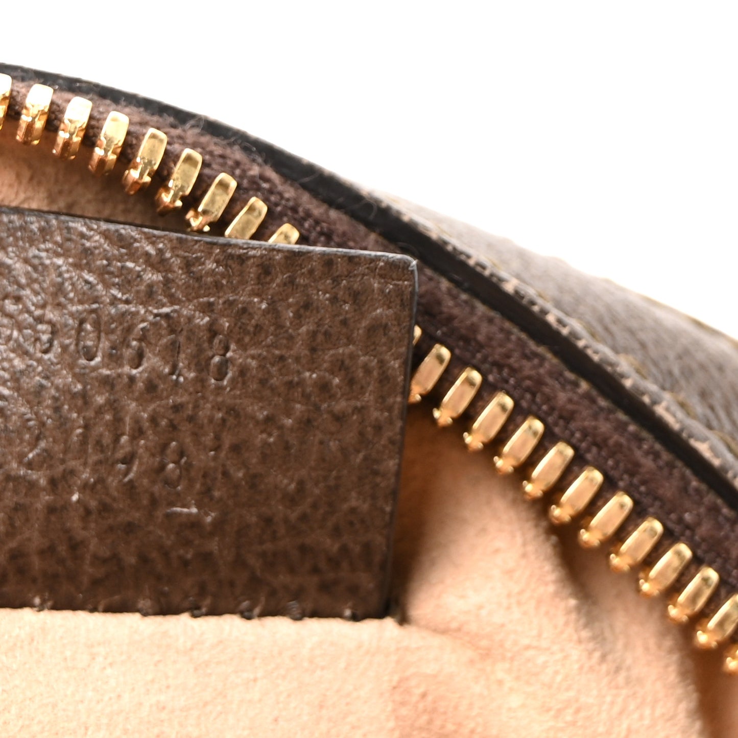 GG Supreme Monogram Web Mini Ophidia Round Shoulder Bag Brown