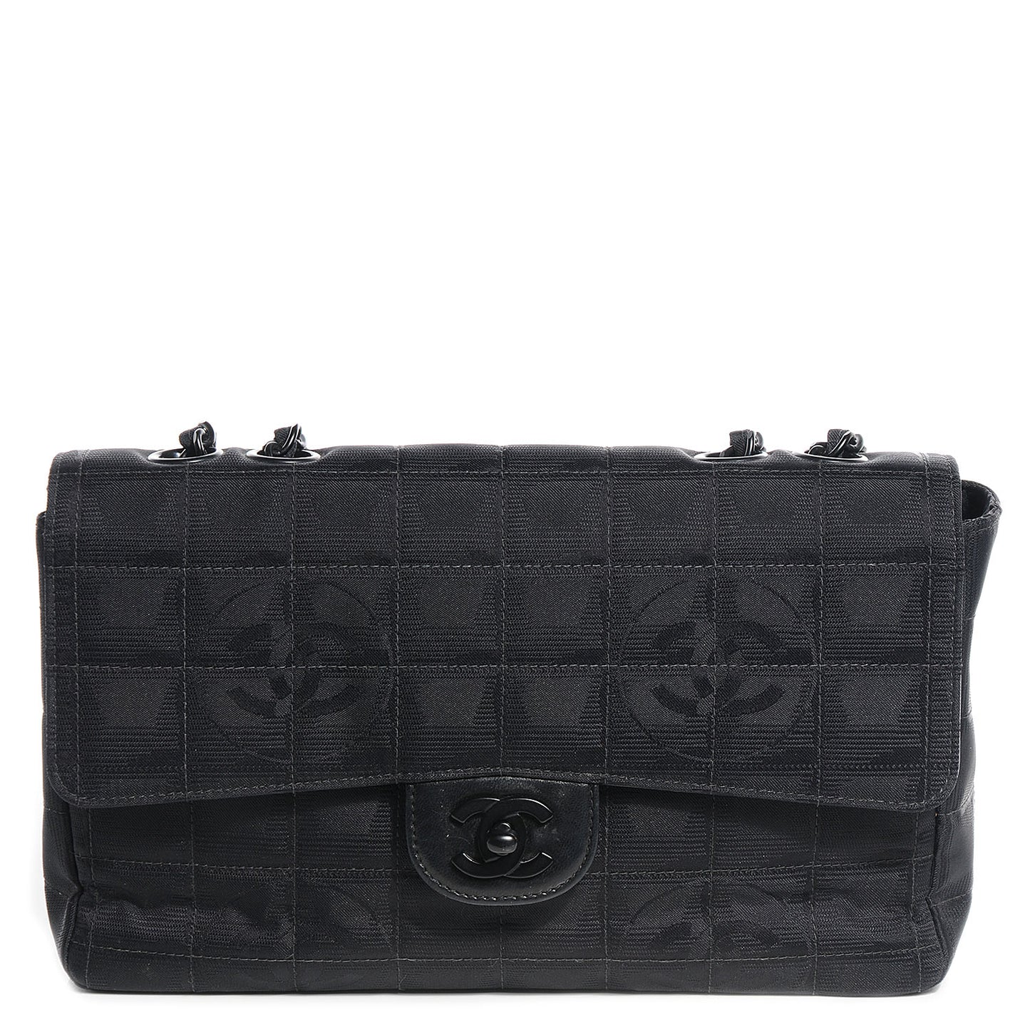 Nylon Travel Flap Black