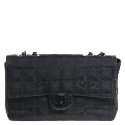 Chanel Nylon Travel Flap Black 1 of 9