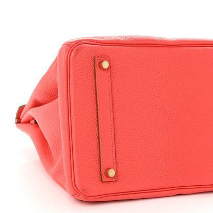 Hermes Togo Birkin 35 Rouge Pivoine 9 of 11