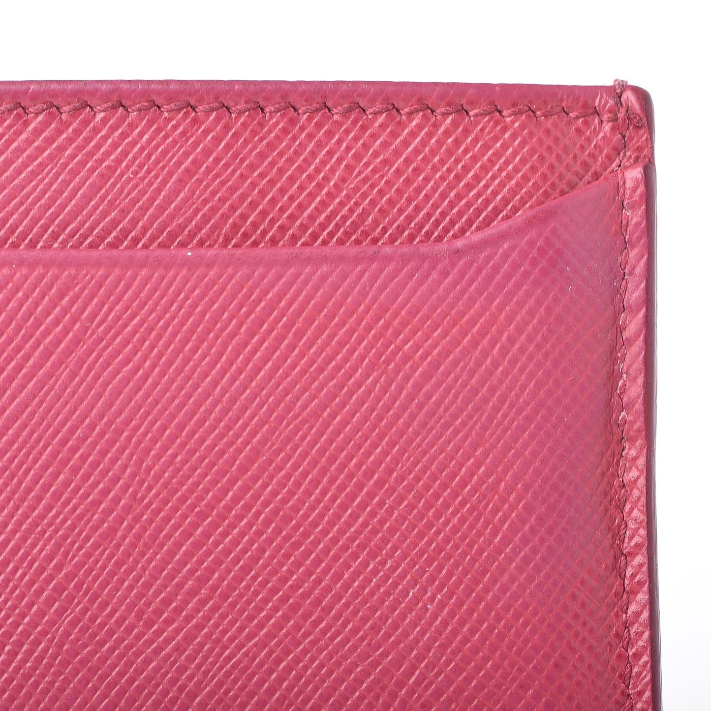 Saffiano Metal Card Case Peonia