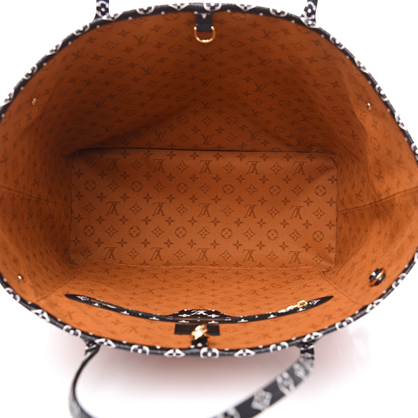 Monogram Giant Crafty Neverfull MM Creme Caramel