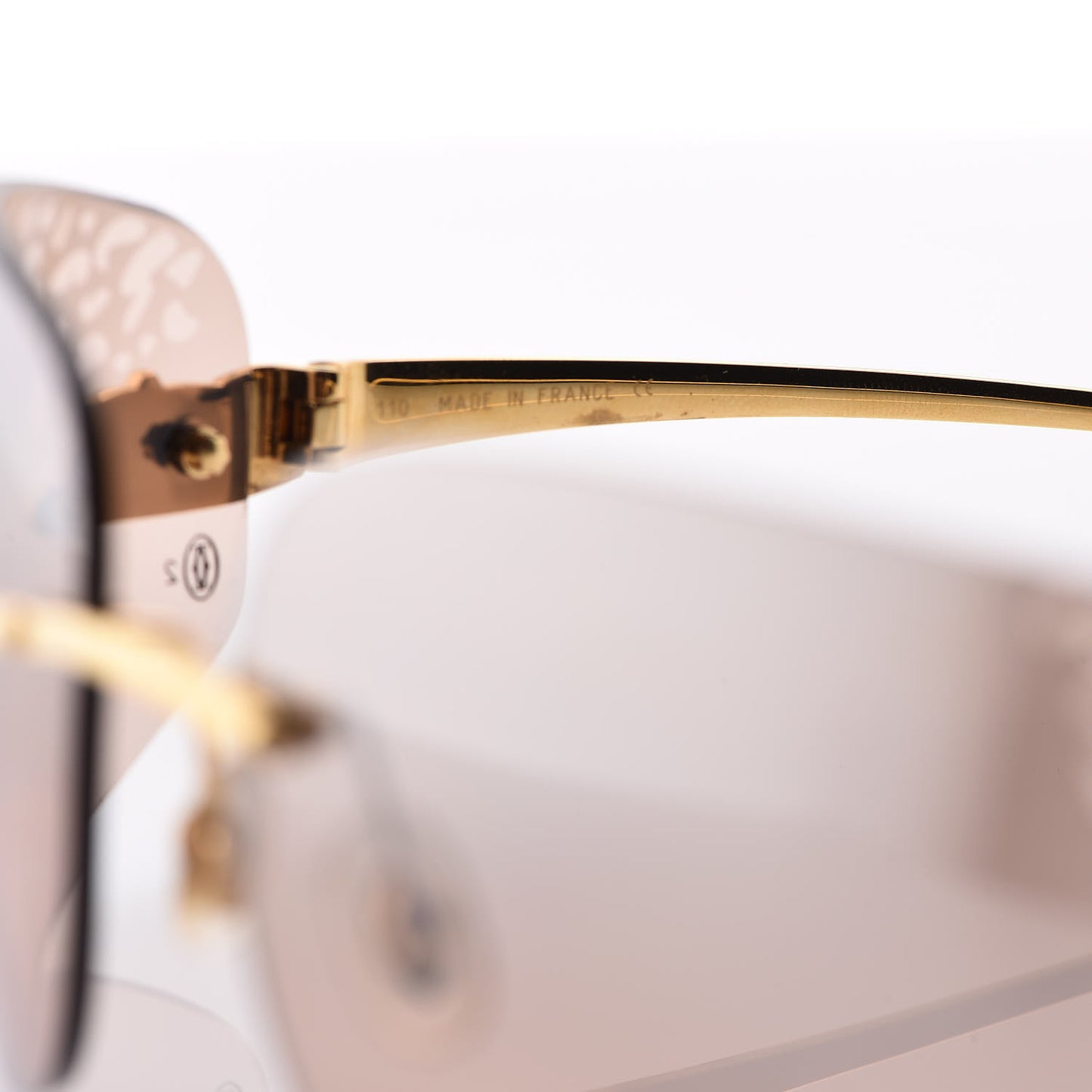 Panthere De Shield Sunglasses Gold