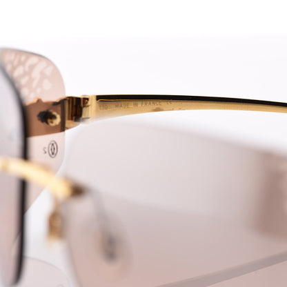 Cartier Panthere De Shield Sunglasses Gold 6 of 7