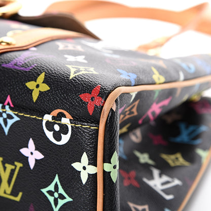 Louis Vuitton Monogram Multicolor Aurelia MM Black 9 of 14