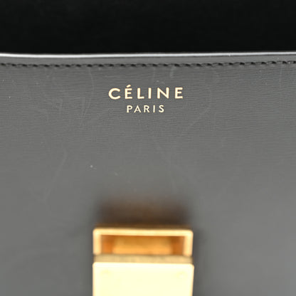 Celine Box Calfskin Medium Classic Box Flap Bag Black 6 of 10