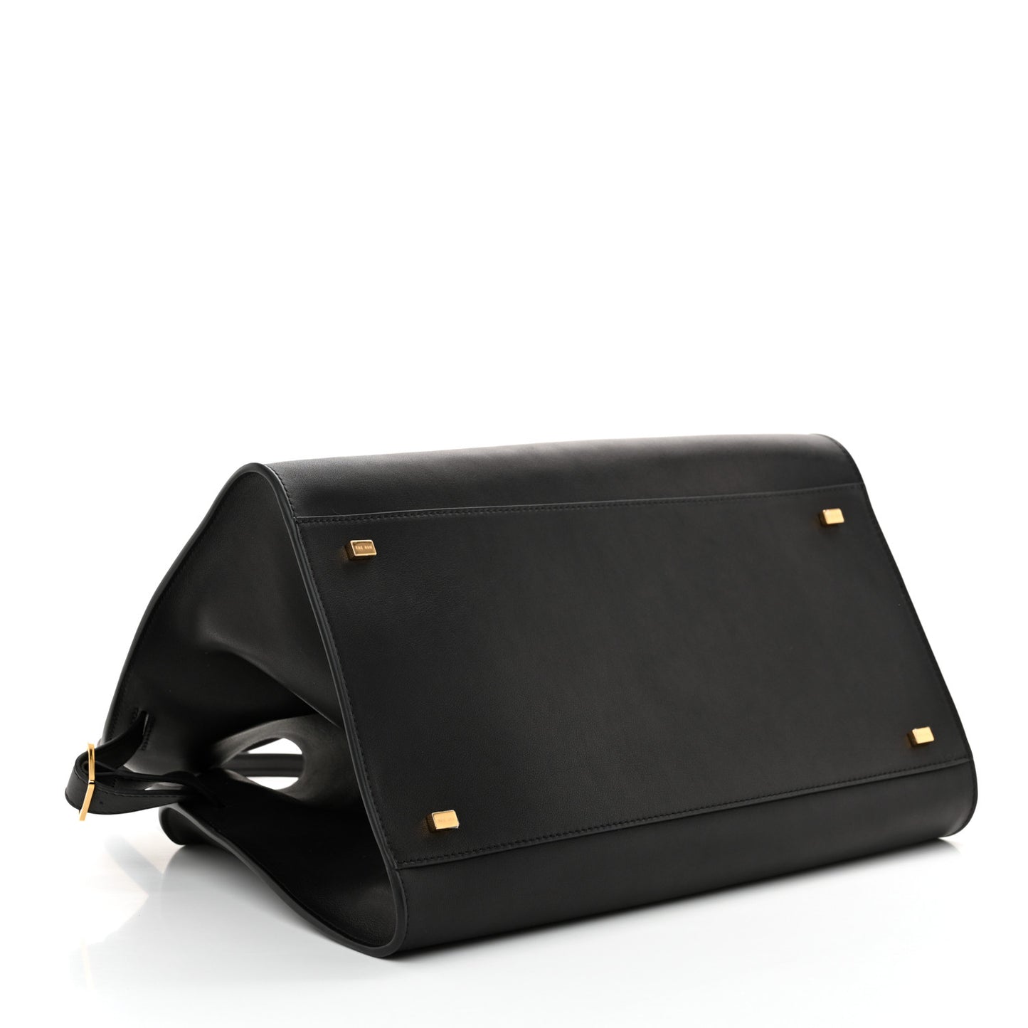 Polished Saddle Calfskin Soft Margaux 15 Black