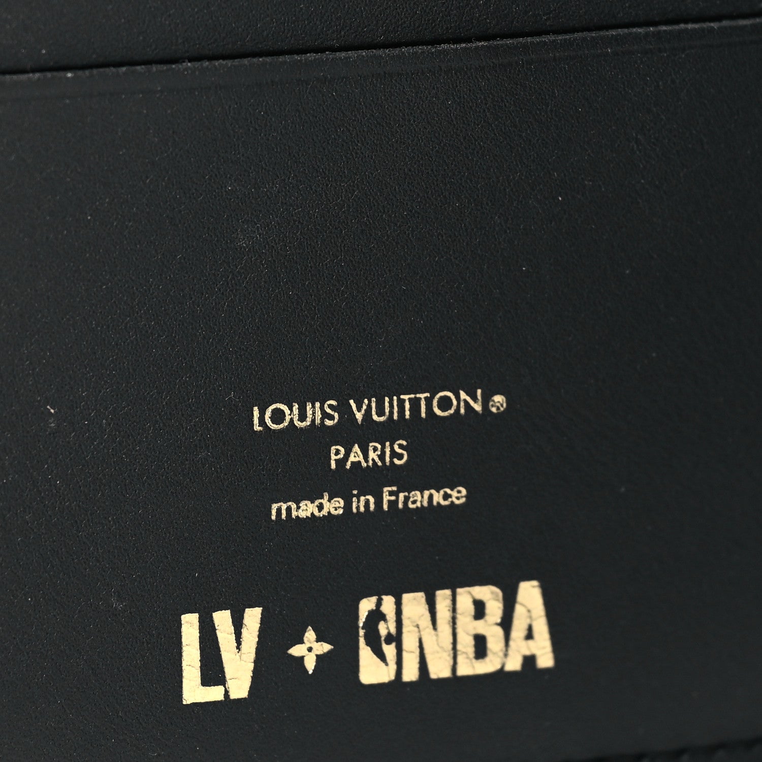 Louis Vuitton X NBA Grained Calfskin Monogram Multiple Wallet Black 6 of 7