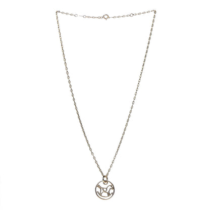 Hermes 18K Yellow Gold Dada Baby Rocking Horse Pendant Necklace 3 of 6