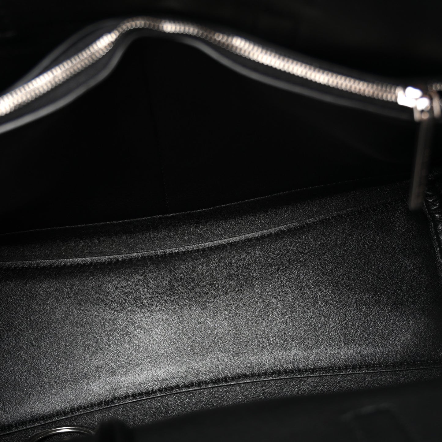 Smooth Calfskin Small Bel Air Carry All Bag Black