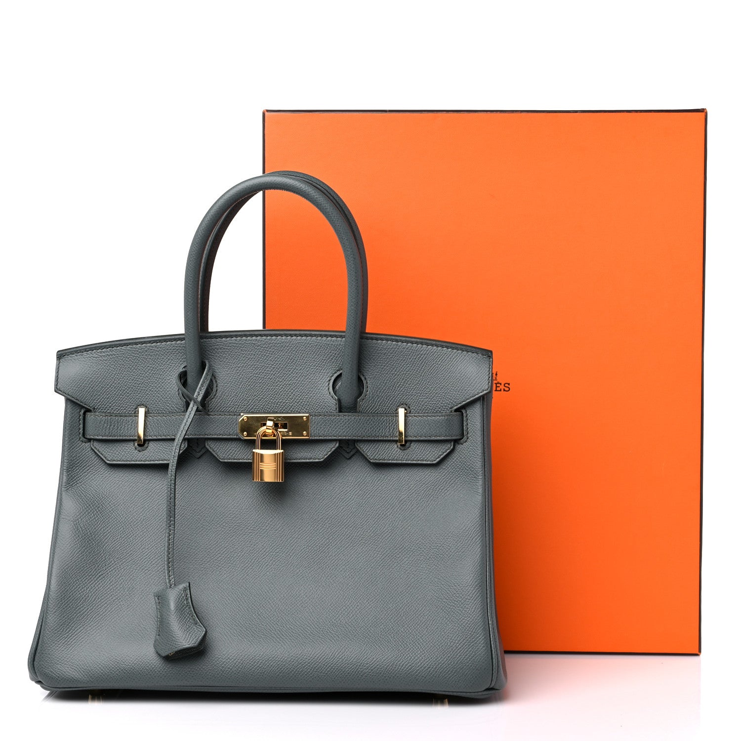 Hermes Epsom Birkin 30 Vert Amande 10 of 10
