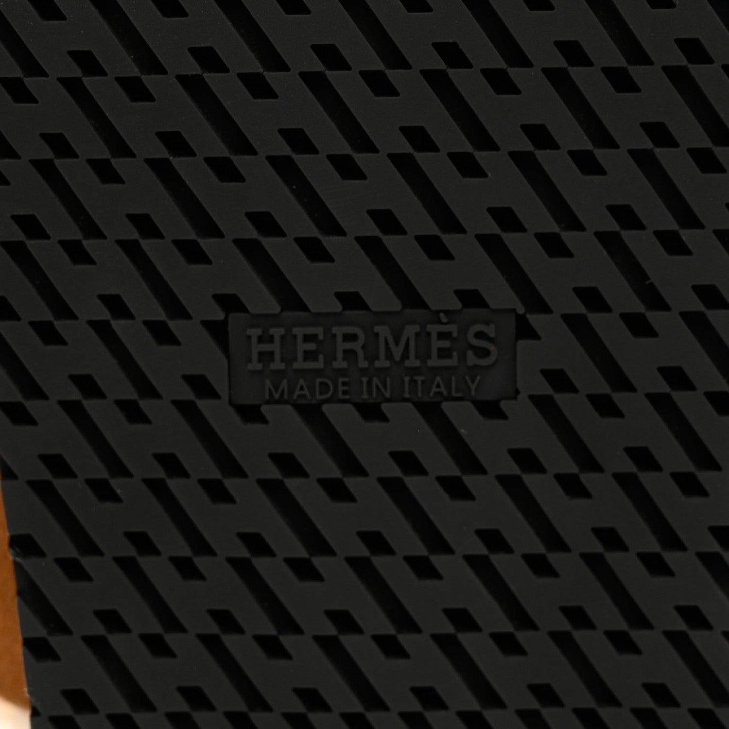 Hermes Suede Goatskin Woolskin Mens Chypre Sandals 45 Brun Fume Ecru 6 of 7