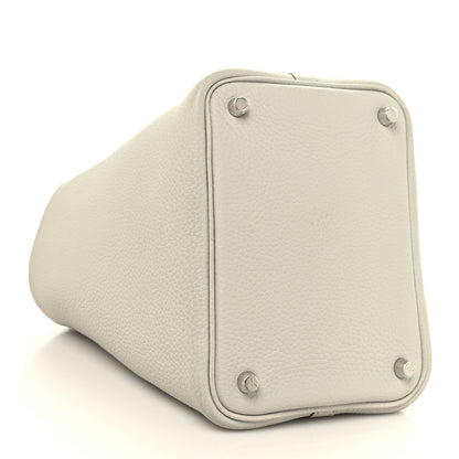 Hermes Taurillon Clemence Picotin Lock 18 PM Gris Perle 4 of 12