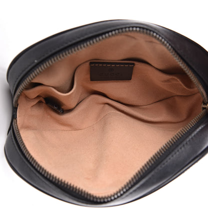 Gucci Calfskin Matelasse GG Marmont Belt Bag 85 34 Black 5 of 10